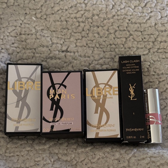 Yves Saint Laurent Other - Yves Saint Laurent Mini Fragrances,Mascara and lipstick Set (5) NEW
